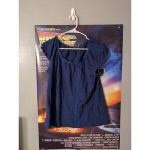 Lauren Ralph Lauren Blue Women's Boho Blouse Size M